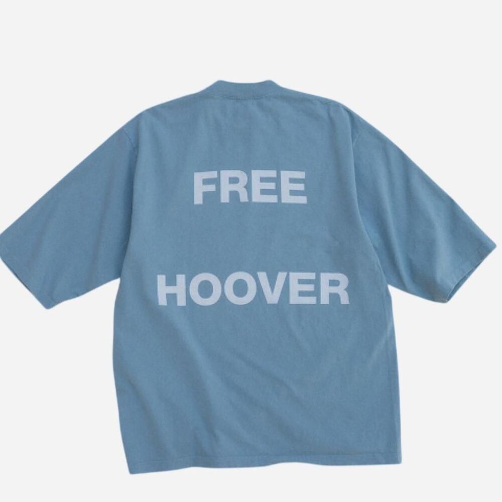 Yeezy x Drake Free Hoover Concert Tee (Engineered by Balenciaga) - Blue Stone XL